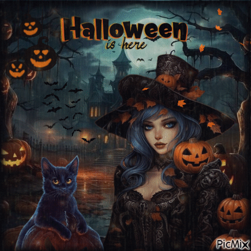 Halloween création 🎃 - Gratis animerad GIF