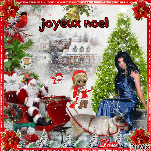 Joyeux Noel ♥♥♥ - Animovaný GIF zadarmo