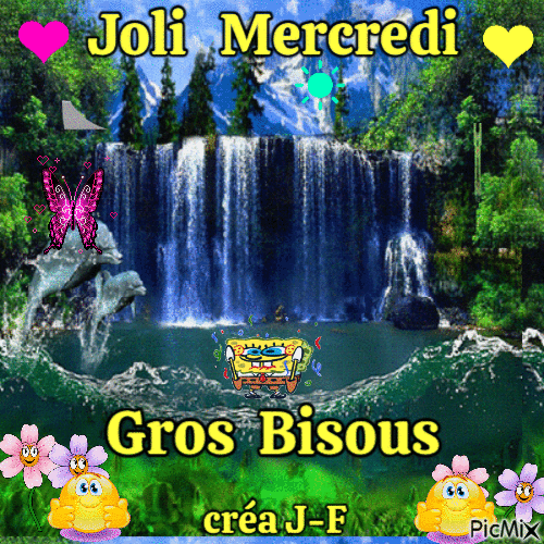 joli mercredi - 無料のアニメーション GIF