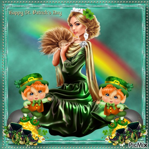 Happy St Patrick's - ücretsiz png
