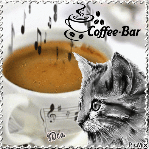 Coffee bar - GIF animate gratis