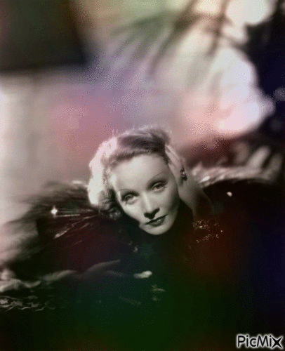 Marlene Dietrich - Free animated GIF
