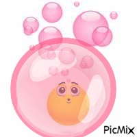 Metido en mi burbuja - 免费PNG