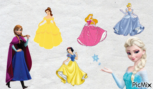 princesses - Zdarma animovaný GIF