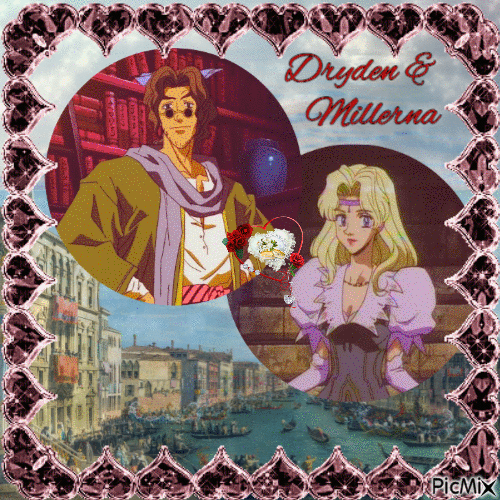 Dryden & Millerna from Escaflowne - Free animated GIF