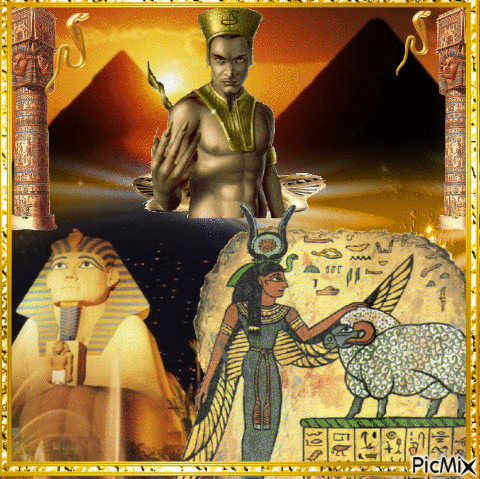 L'Art Egyptien - GIF animado grátis