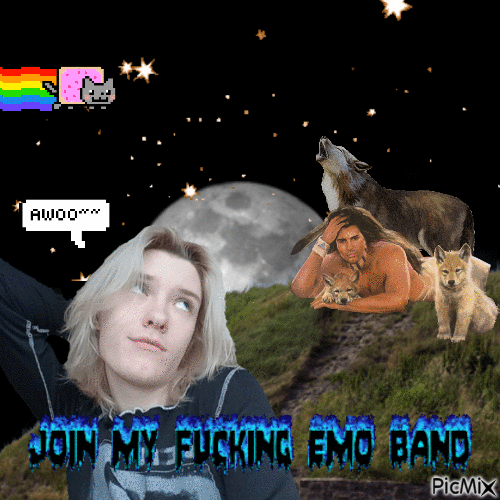Join my emo band - 無料のアニメーション GIF
