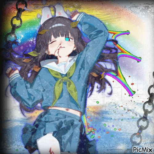 generic rainbow motif - Bezmaksas animēts GIF