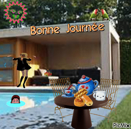 de beau matin - Bezmaksas animēts GIF