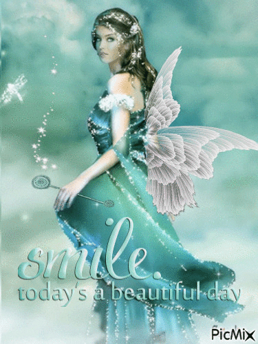 smile today is a beautiful day - Gratis animeret GIF