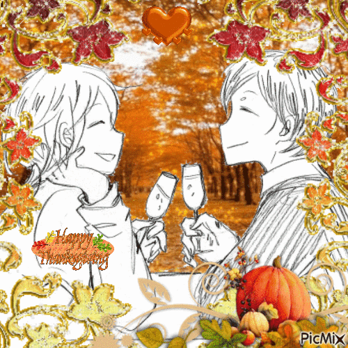 happy fall/thanksgiving vincharles - 無料のアニメーション GIF