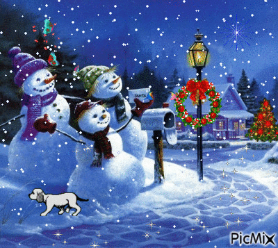 sneeuwpop - GIF animé gratuit