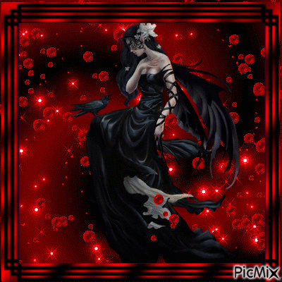 gothic red - Бесплатный анимированный гифка