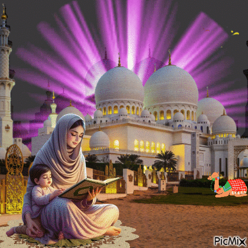 Muslim beauty - Animovaný GIF zadarmo