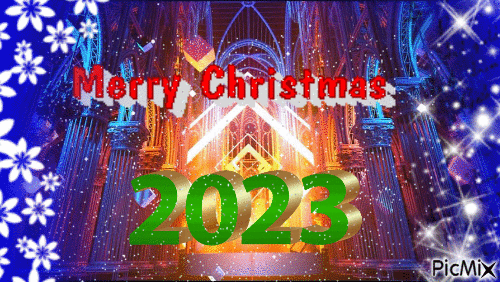 Happy New Year, merry Christmas 🙂 - Free animated GIF