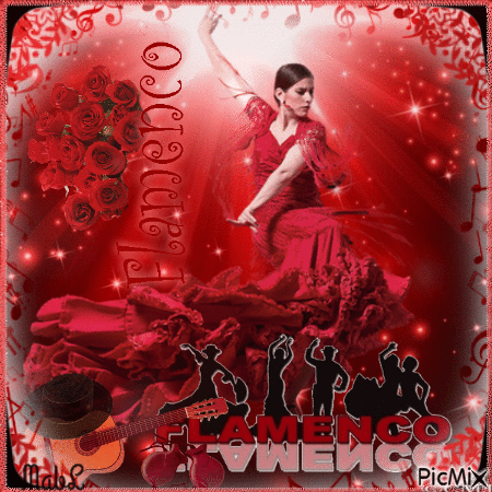 Flamenco - GIF animado gratis