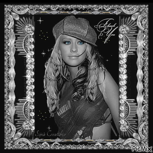 Christina Aguilera - Безплатен анимиран GIF