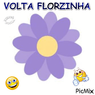 VOLTA FLORZINHA - GIF animado gratis