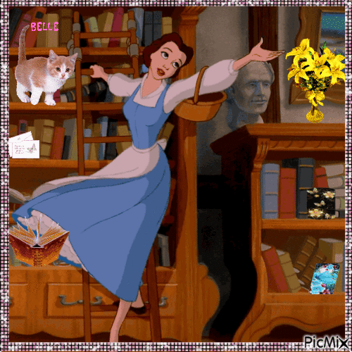 Belle - GIF animado grátis