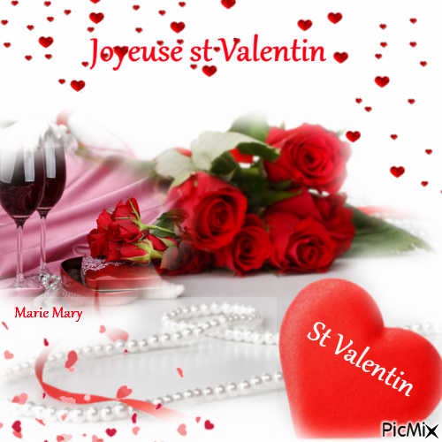 joyeuse st Valentin - ingyenes png