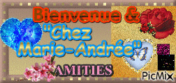 Bienvenue § Amitiés - - Безплатен анимиран GIF