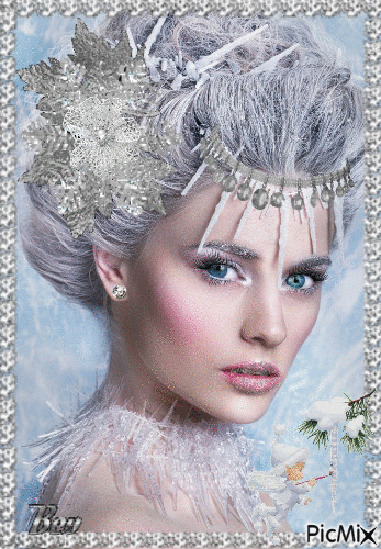 Christmas Snow Queen - Δωρεάν κινούμενο GIF