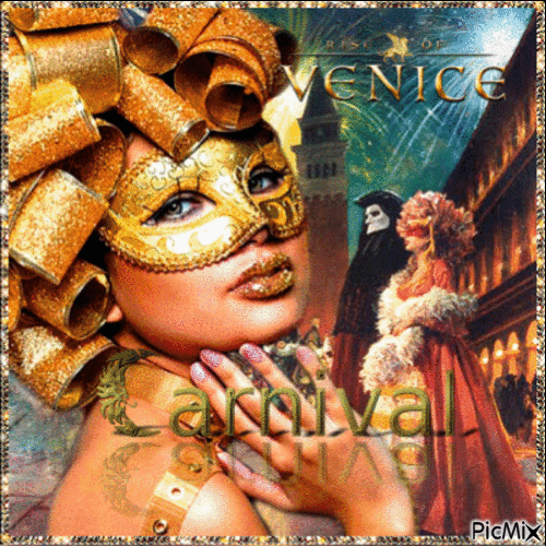 Venice carnival - Nemokamas animacinis gif