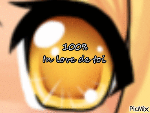 100% love de toi... - Zdarma animovaný GIF