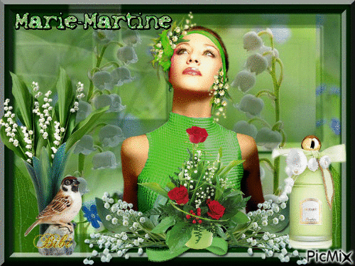 Bon 1er Mai Marie-Martine - 無料のアニメーション GIF