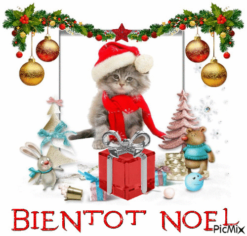 Bientot Noel - GIF animado gratis