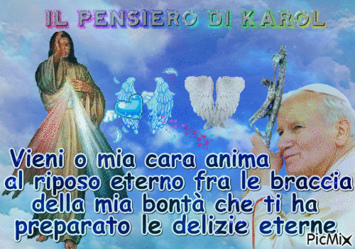 IL PENSIERO DI KAROL - Бесплатный анимированный гифка