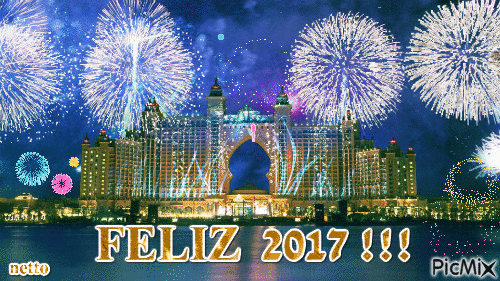 FELIZ 2017!!! - Бесплатни анимирани ГИФ