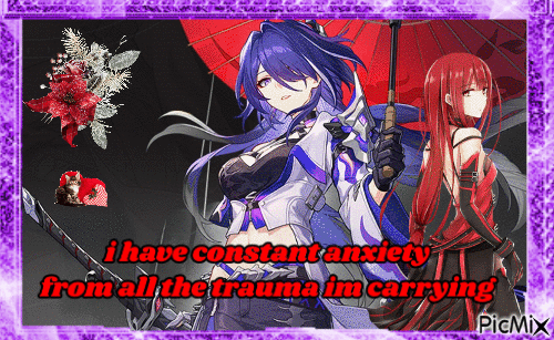 Acheron - Constant Anxiety - Бесплатный анимированный гифка