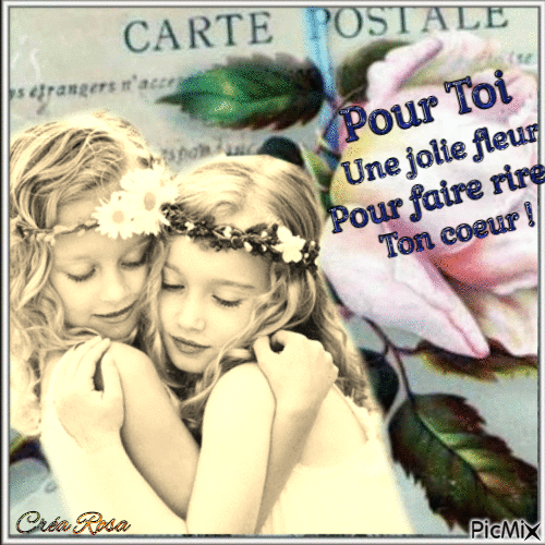 Concours : Carte postale pour une amie - Free animated GIF