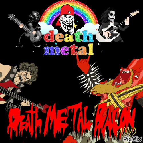 Kawaii death Metal - Darmowy animowany GIF