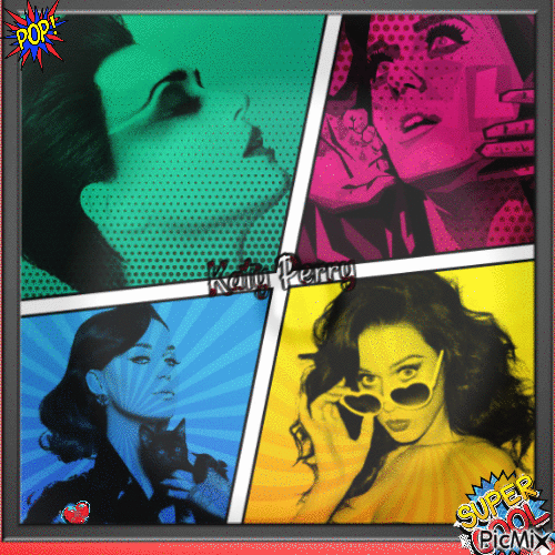 Concours : Pop Art - Katy Perry - Gratis geanimeerde GIF