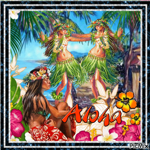 Les tahitiennes - Ilmainen animoitu GIF
