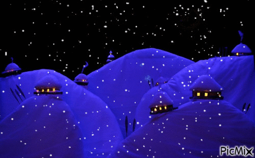 снег2 - Animovaný GIF zadarmo