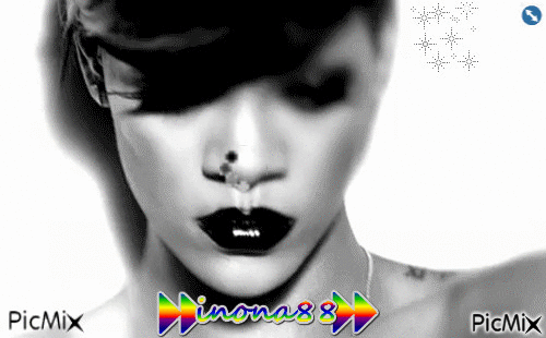 Rihanna - Bezmaksas animēts GIF