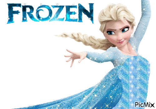 Elsa 1 - GIF animado grátis
