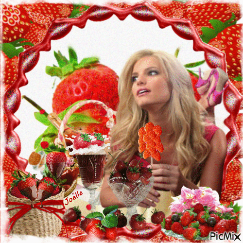 douce fraise ! - Free animated GIF