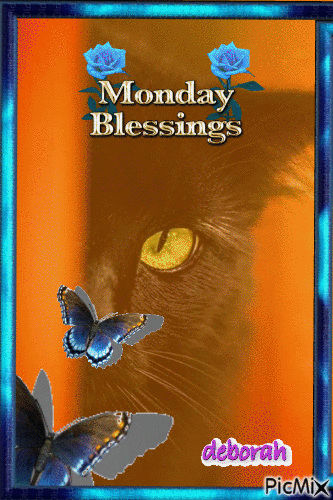 Monday Blessings - GIF animasi gratis