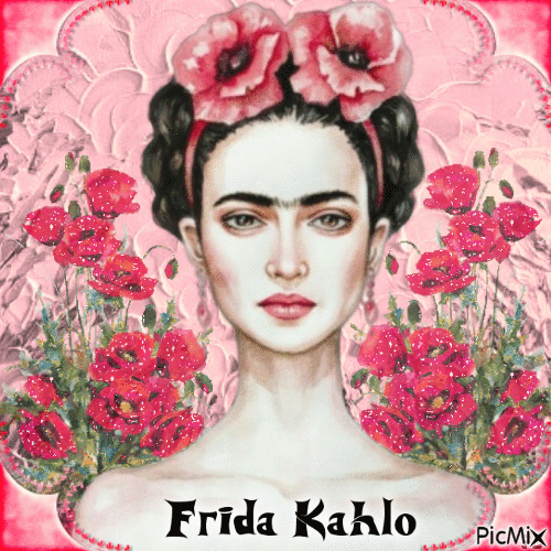 Frida Kahlo - Gratis geanimeerde GIF