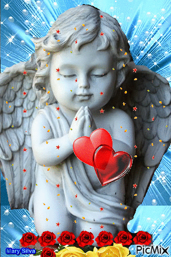 Angel love - Бесплатный анимированный гифка