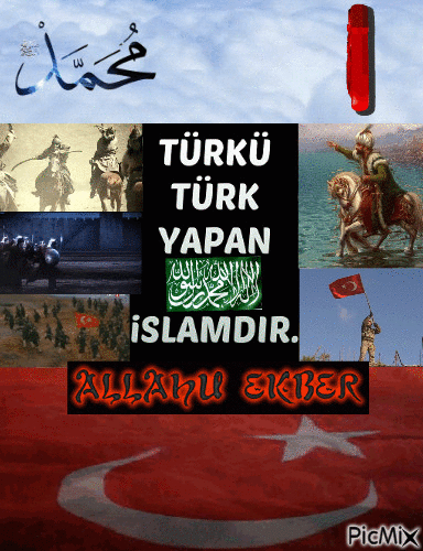 TÜRKÜ TÜRK YAPAN iSLAMDIR. - 無料のアニメーション GIF