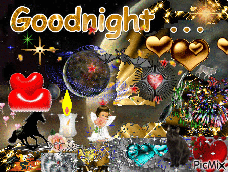 Καληνύχτα-Goodnight - Δωρεάν κινούμενο GIF