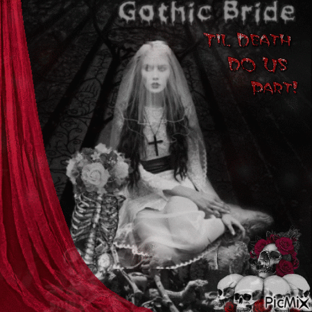 Gothic Bride - 無料のアニメーション GIF