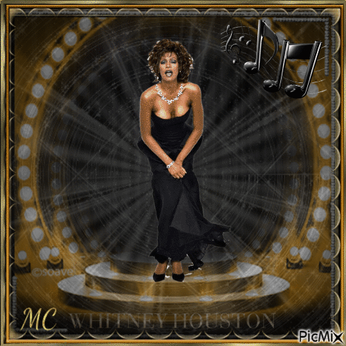 Whitney Houston - Ilmainen animoitu GIF