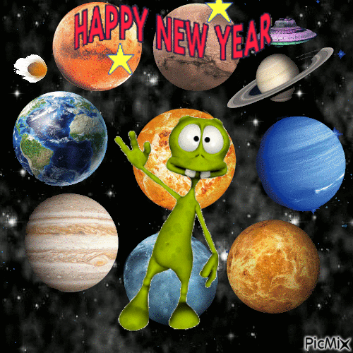 Happy New Year - 無料のアニメーション GIF