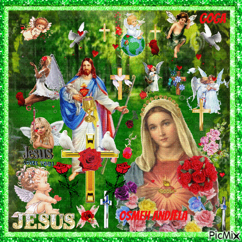 JESUS I MARIA - Gratis animerad GIF